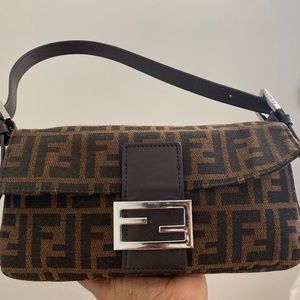 Vintage Fendi Zucca Baguette